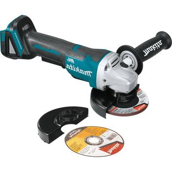 CUT OFF GRINDERS | Makita XAG11Z 18V LXT Lithium-Ion Brushless Cordless 4-1/2 / 5 in. Paddle Switch Cut-Off/Angle Grinder with Electric Brake (Tool Only)